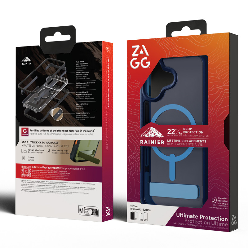 ZAGG Rainier Snap funda para iPhone 17 - Cobalt Horizon