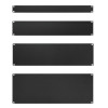 Techly 302013 Panel ciego para rack 19 pulgadas 2U, acero, negro