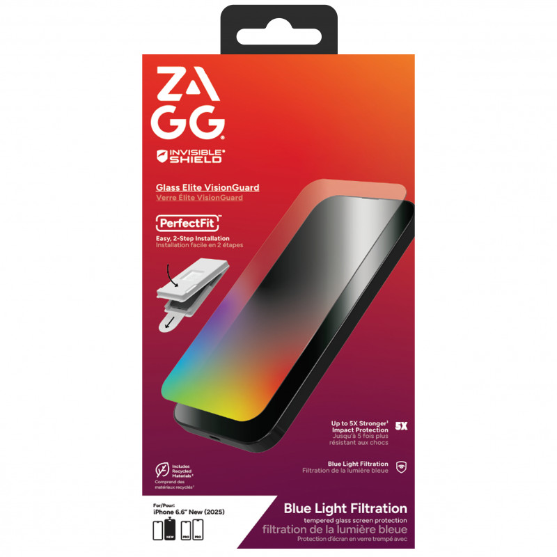 Protector de pantalla ZAGG Elite VisionGuard para Apple iPhone Air