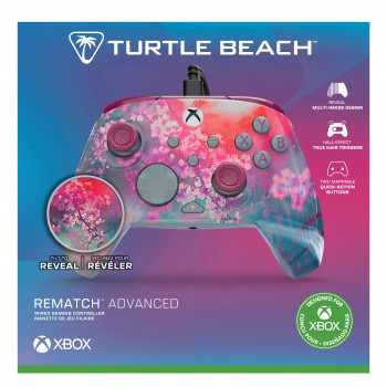 Turtle Beach Rematch Advanced mando con cable para Xbox y PC, Kyoto Bloom Reveal (TBC-2404-45)