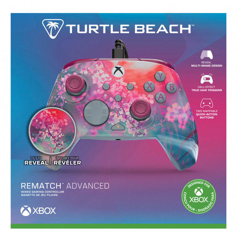 Turtle Beach Rematch Advanced mando con cable para Xbox y PC, Kyoto Bloom Reveal (TBC-2404-45)