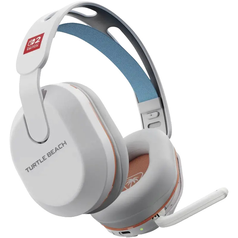 Turtle Beach Stealth 500 auriculares inalámbricos para Nintendo Switch 2, blanco (TBS-8101-15)
