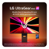 LG UltraGear Evo AI 32GX870B-B monitor gaming Tandem OLED 31,5 inch 4K 240Hz / FHD 480Hz, HDR500, USB-C 90W