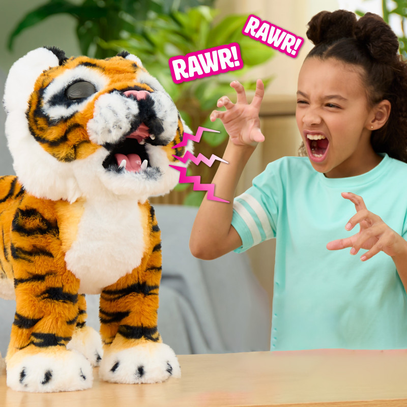 Peluche interactivo Just Play FurReal Gabby el Tigre que Crece y Ruge