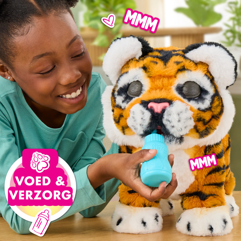 Peluche interactivo Just Play FurReal Gabby el Tigre que Crece y Ruge