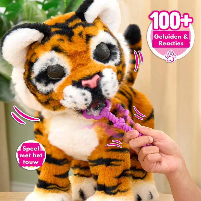Peluche interactivo Just Play FurReal Gabby el Tigre que Crece y Ruge