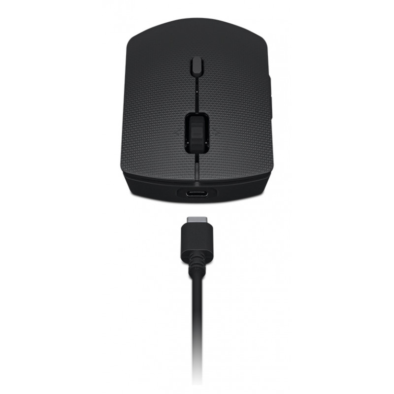 Lenovo Professional Conjunto inalámbrico de teclado y ratón - Distribución danesa, 1600 DPI, 2,4 GHz, Negro
