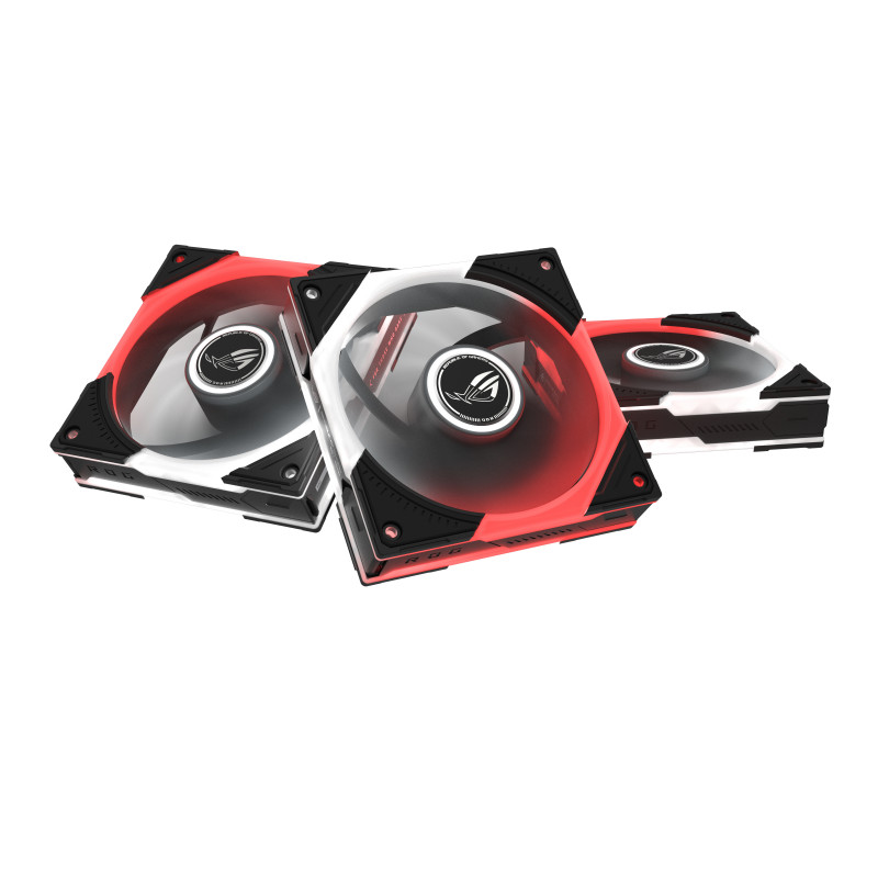 ASUS ROG Eurux GR120 ventilador de carcasa ARGB 120mm kit 3 en 1 negro