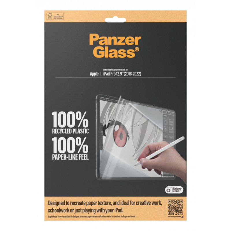 PanzerGlass GraphicPaper lámina protectora de pantalla para iPad Pro 12,9