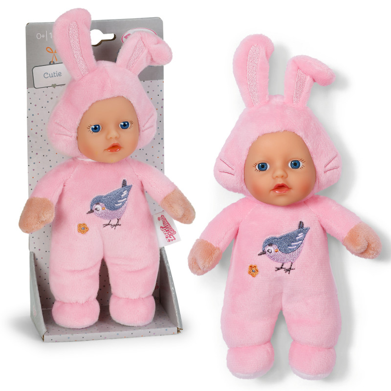 ZAPF CREATION Baby born for babies Cutie 3 Assorted 18cm Muñeca de tela