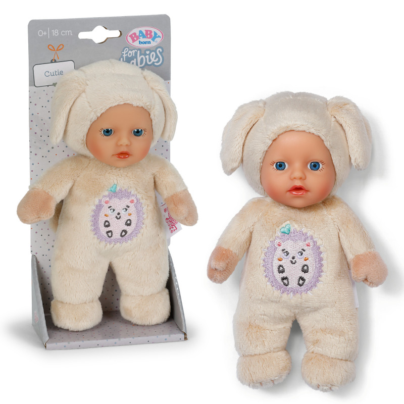 ZAPF CREATION Baby born for babies Cutie 3 Assorted 18cm Muñeca de tela