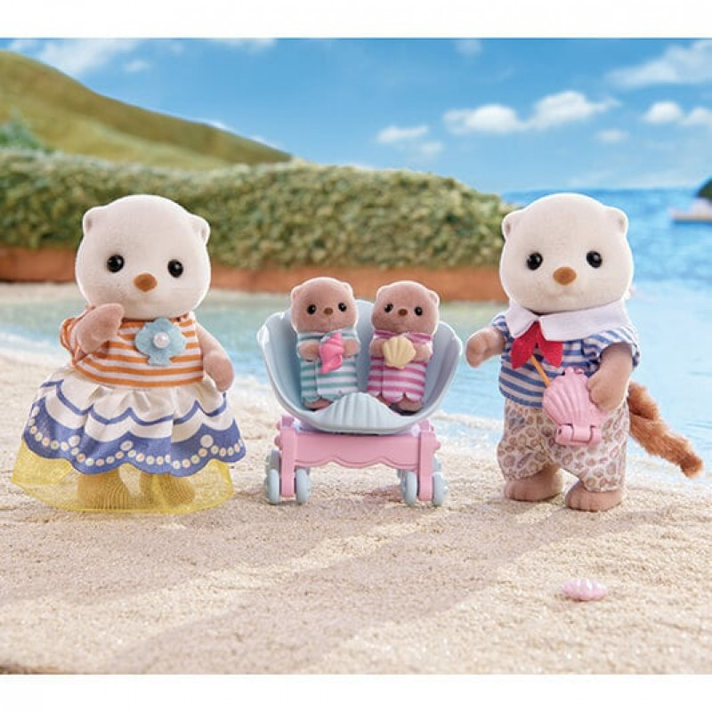 EPOCH Sylvanian Families Familia de nutrias marinas