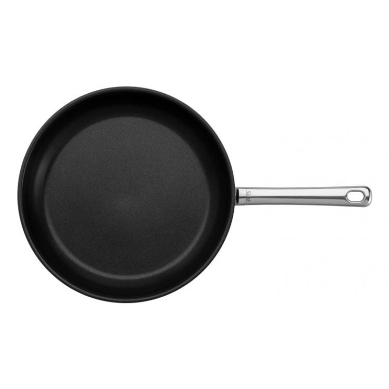 SILIT Calabria Set de sartenes 24 y 28 cm acero inoxidable con mangos negros
