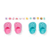 ZAPF CREATION BABY born zapatos de baño con púas, 2 pares, para muñecas de 43 cm