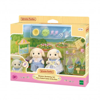 EPOCH Sylvanian Families - set de juego de flores y jardín con figuras