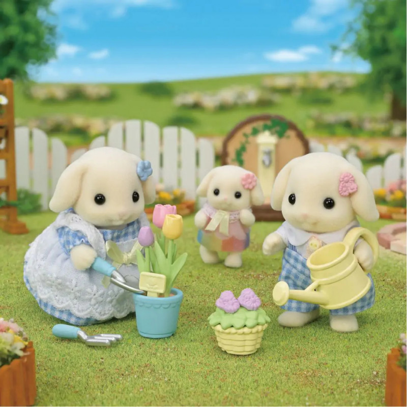EPOCH Sylvanian Families - set de juego de flores y jardín con figuras