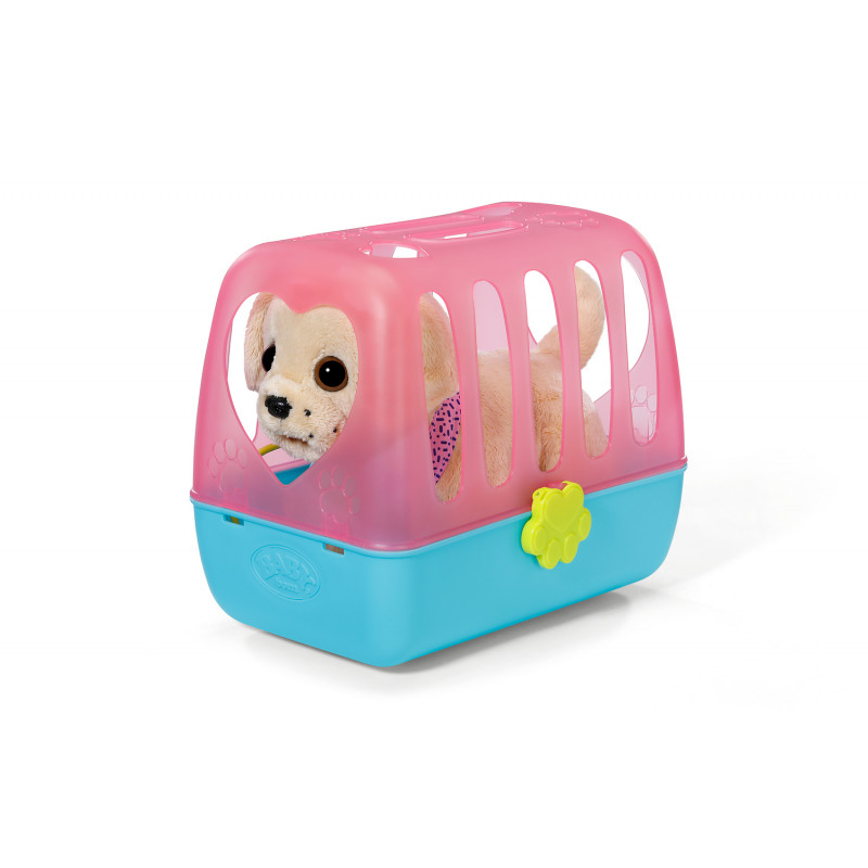 ZAPF CREATION BABY born Mi perro Lucky con caja