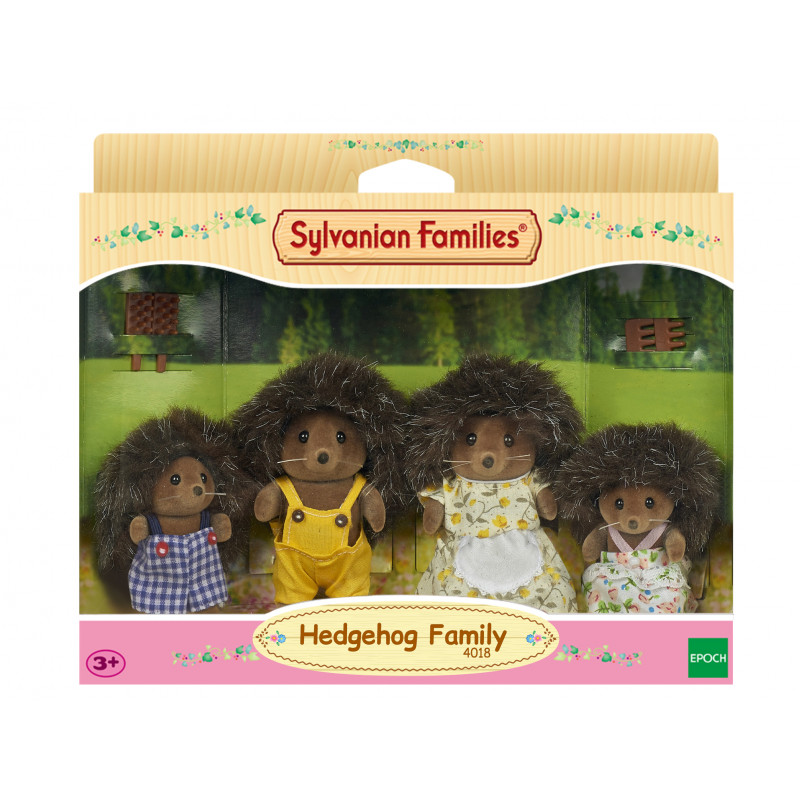 Set de figuras Familia Erizo Sylvanian Families 4018
