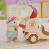Sylvanian Families Puesto de hamburguesas móvil con figura