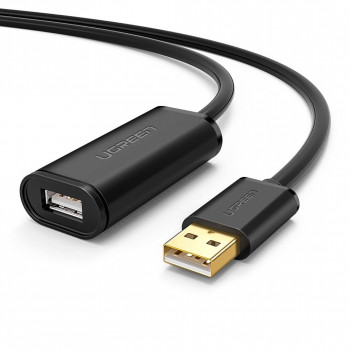 UGREEN US121 Cable de extensión USB 2.0 activo 5m negro