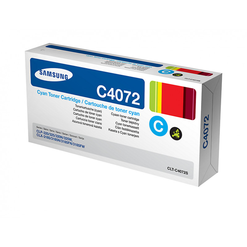 Samsung CLT-K4072S/ELS cartucho de tóner negro para CLP-320, CLP-325, serie CLX-3185