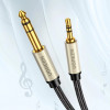 UGREEN Cable de audio TRS de conector macho jack 3,5 mm a conector macho jack 3,5 mm 5 m Gris (10630)