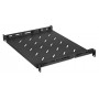 Intellinet rack - estante - con raíles variables, montaje fijo - negro, RAL 9004 - 1U - 48,3 cm (19