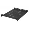 Intellinet rack - estante - con raíles variables, montaje fijo - negro, RAL 9004 - 1U - 48,3 cm (19 inch)