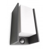 Lámpara de pared Philips myGarden IR ES Bridge 42W con detector de movimiento antracita