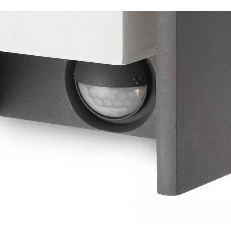 Lámpara de pared Philips myGarden IR ES Bridge 42W con detector de movimiento antracita