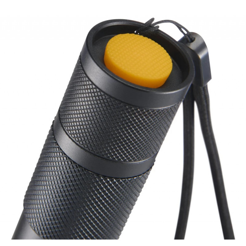Hama W200 linterna LED 2 en 1, 200 lm, enfoque zoom, 3 modos, negro