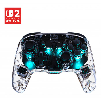 Turtle Beach Afterglow mando gaming inalámbrico RGB transparente para Nintendo Switch 2