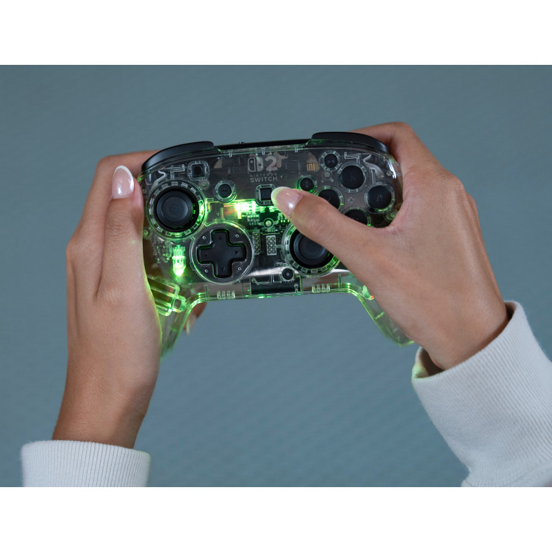Turtle Beach Afterglow mando gaming inalámbrico RGB transparente para Nintendo Switch 2