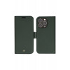 dbramante1928 New York funda tipo flip para Apple iPhone 14 Pro - Evergreen - cuero plena flor sostenible