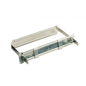 Leitz Mecanismo de grapado de metal con 2 deslizadores para perforación estándar 80 mm, plata, 50 uds. (3068-00-00)