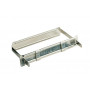 Leitz Mecanismo de grapado de metal con 2 deslizadores para perforación estándar 80 mm, plata, 50 uds. (3068-00-00)