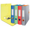 LEITZ Active Urban Chic Archivador de anillas, 180°, 65 mm, rojo claro, A4, espuma de poliuretano, acabado dúo, lomo redondo 1117-00-20