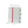 Leitz Cosy A4 Set de separadores impresos, 1-12, PP, multicolor 12480000