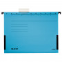 LEITZ ALPHA Carpeta colgante A4 azul con varillas metálicas, pack de 25 (1986-00-35)
