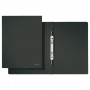 LEITZ archivador de espiral A4 cartón prensado negro 320 g/m², mecanismo de espiral metálico de 80 mm, líneas de rotulación, pack de 25 (3040-02-95)