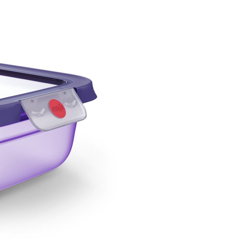 EMSA ONECLICK Recipiente para alimentos 0,5 L violeta 3110601747