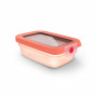 EMSA ONE CLICK Recipiente hermético 0,5 L naranja rectangular a prueba de fugas 3110601748