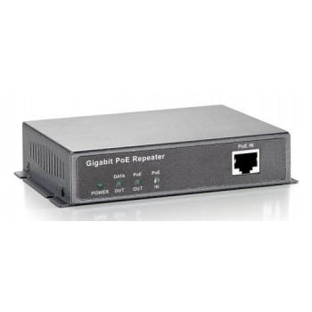 LevelOne POR-0321 Repetidor PoE Gigabit de 2 puertos, 802.3af/at/bt