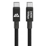 Black Rock cable USB-C a USB-C 240W 10Gbps 1,2m negro 00201766
