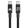 Black Rock Cable USB-C a USB-C 60W 5Gbps 1,2m Negro 00201764