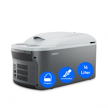 Medion MD13100 Nevera termoeléctrica y conservadora de calor 16L gris 50078382