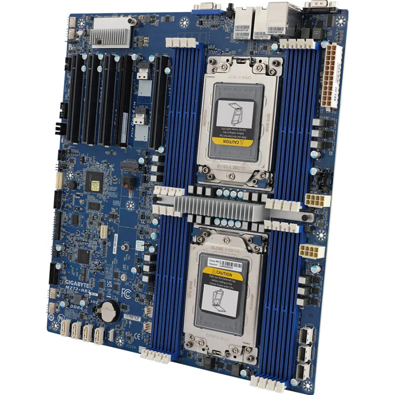 GIGABYTE MZ72-HB2 (Rev. 3) Placa base para servidor AMD EPYC E-ATX 9MZ72HB2NR-00-3