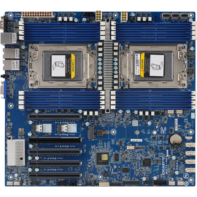 GIGABYTE MZ72-HB2 (Rev. 3) Placa base para servidor AMD EPYC E-ATX 9MZ72HB2NR-00-3