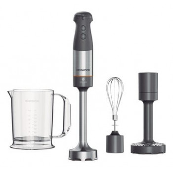 Batidora de mano Kenwood 0W22111072, 1000 W, velocidad variable, pie de acero inoxidable, blanco/gris