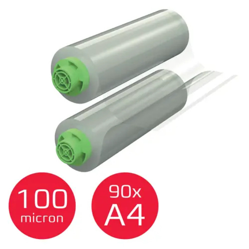 GBC A4 fundas de laminar brillantes 100 micras (pack de 100) 4410078